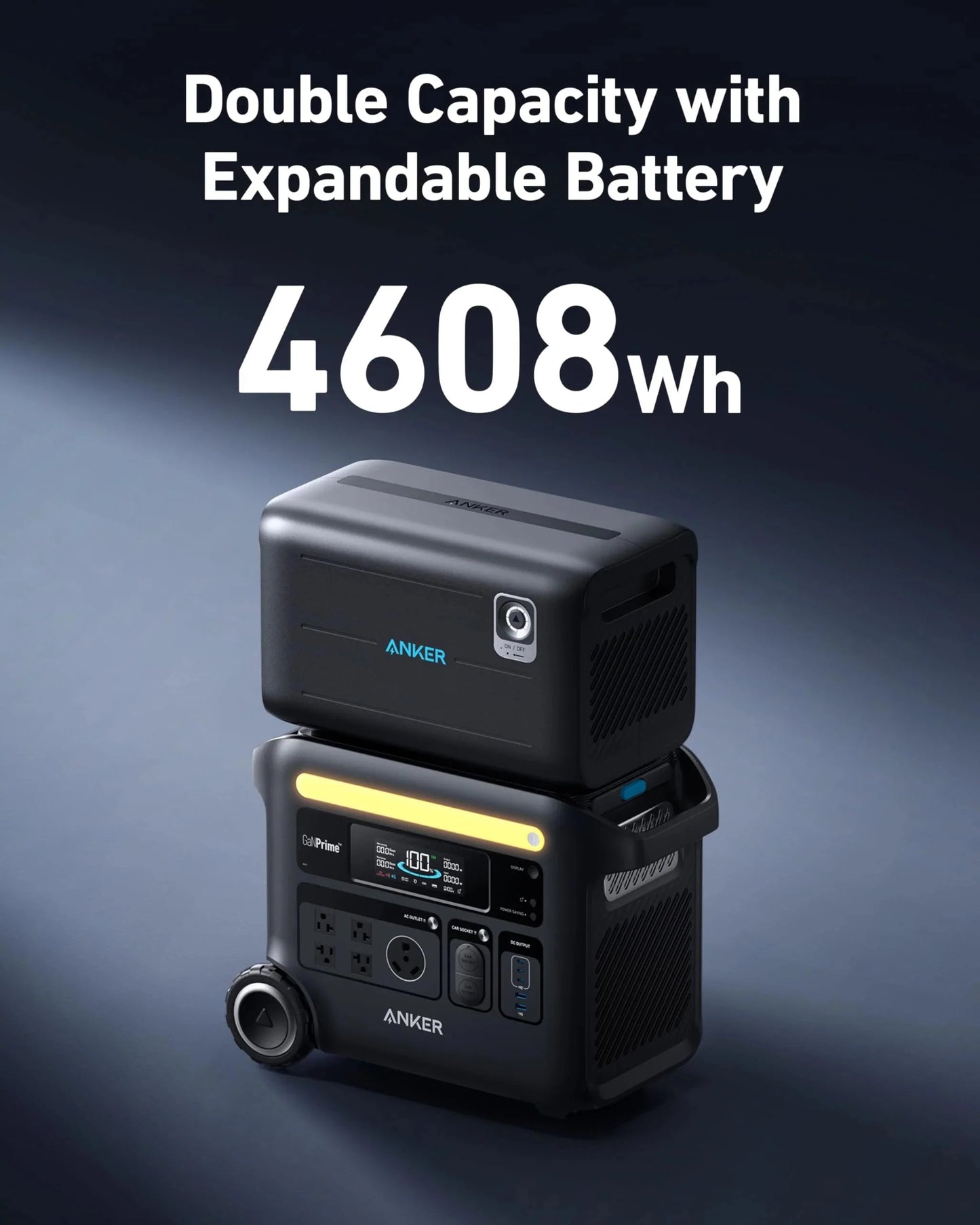 Anker SOLIX F2600 Portable Power Station with Expansion Battery - 4608Wh | 2400W - PowerGen USA